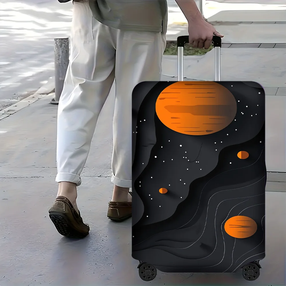 1PC abstract space-themed luggage cover for luggage sizes 18 – 32 inches; dust and elastic travel accessory with layered cosm
1PC abstract space-themed luggage cover for luggage sizes 18 – 32 inches; dust and elastic travel accessory with layered cosm