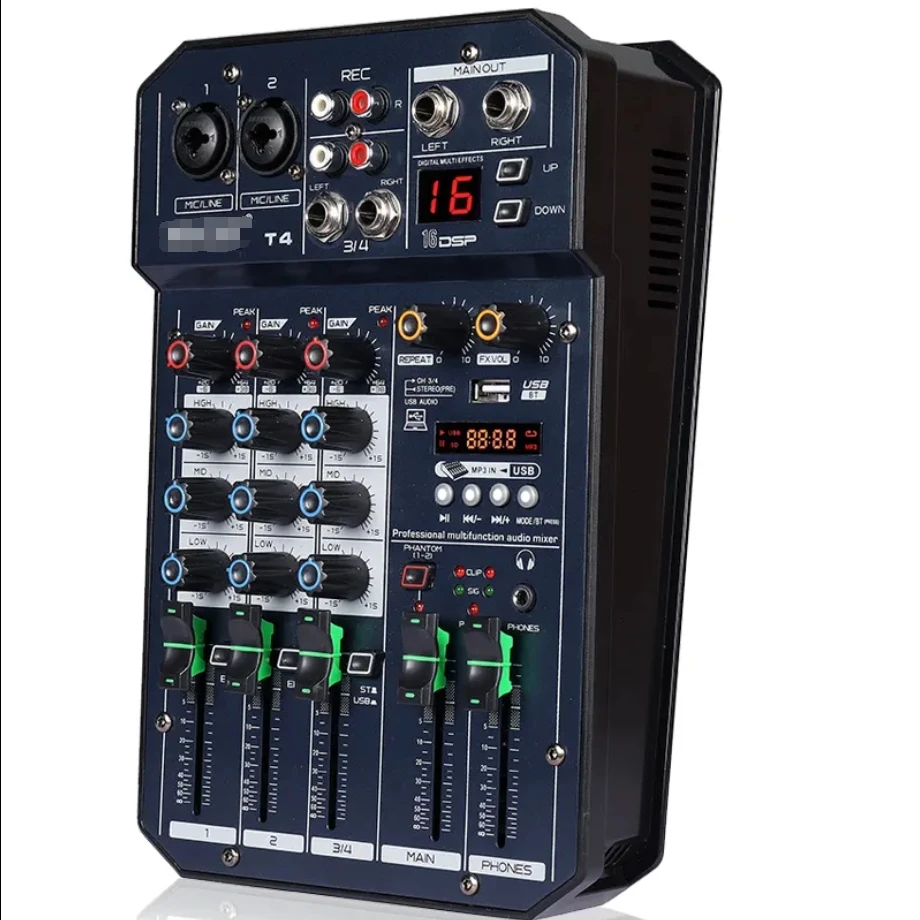 2025 OEM 4 6 channel mini audio mixer audio interface With 48v phanton power 16 dsp For DJ Musical Instrument Livestream
2025 OEM 4 6 channel mini audio mixer audio interface With 48v phanton power 16 dsp For DJ Musical Instrument Livestream
