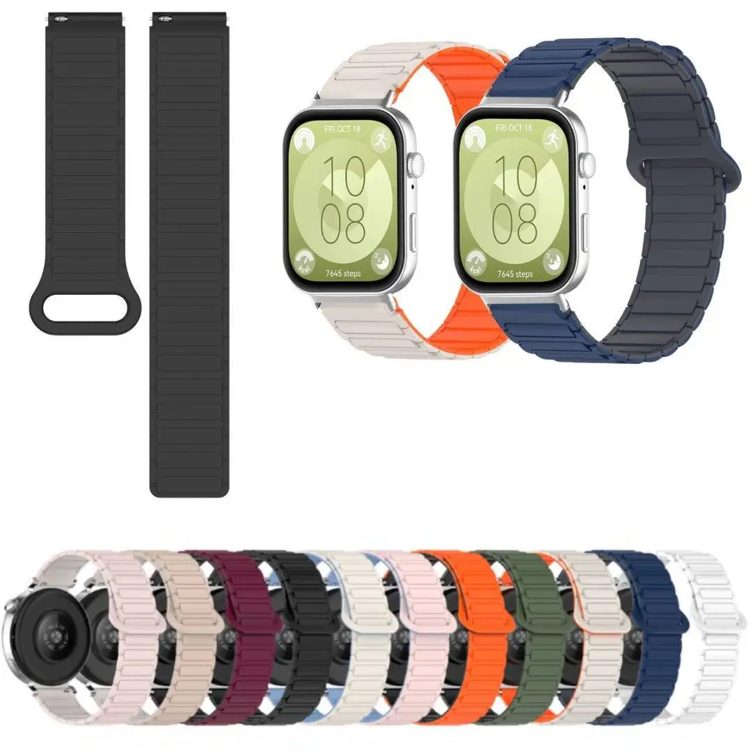 Силиконовый ремешок для часов с магнитной петлей для часов Huawei Fit Se, новый Fit 2 3
Силиконовый ремешок для часов с магнитной петлей для часов Huawei Fit Se, новый Fit 2 3