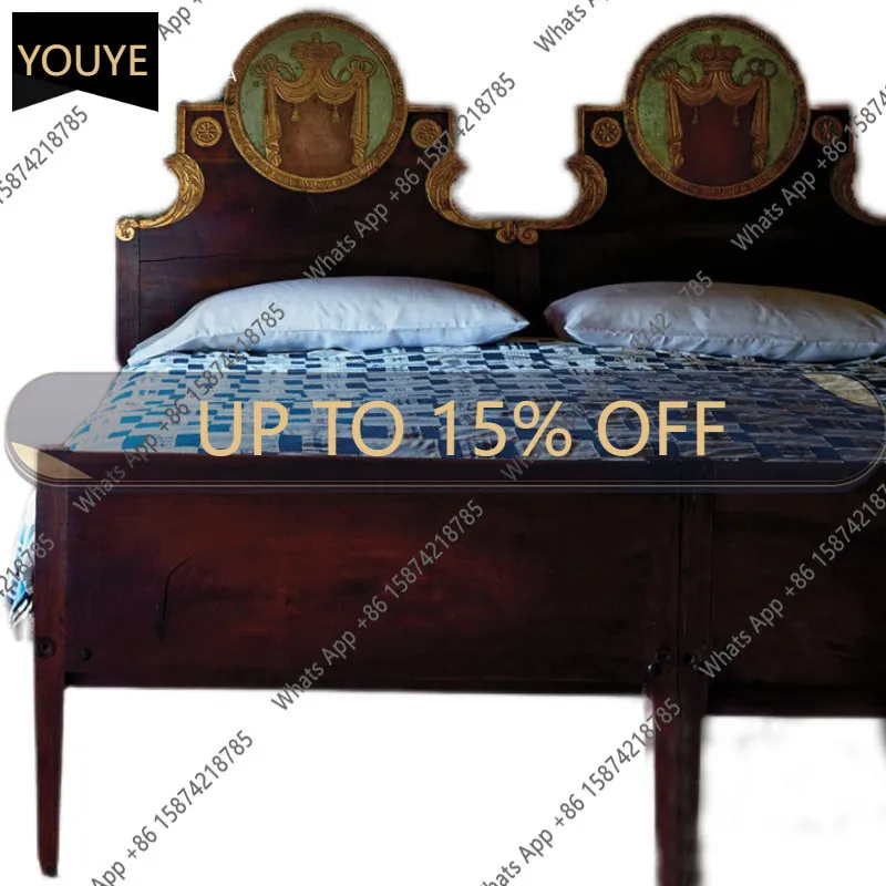K65 French Retro Solid Wood Bed/neoclassical Painted Bed/American Light Luxury Master Bedroom Wedding Bed/
K65 French Retro Solid Wood Bed/neoclassical Painted Bed/American Light Luxury Master Bedroom Wedding Bed/