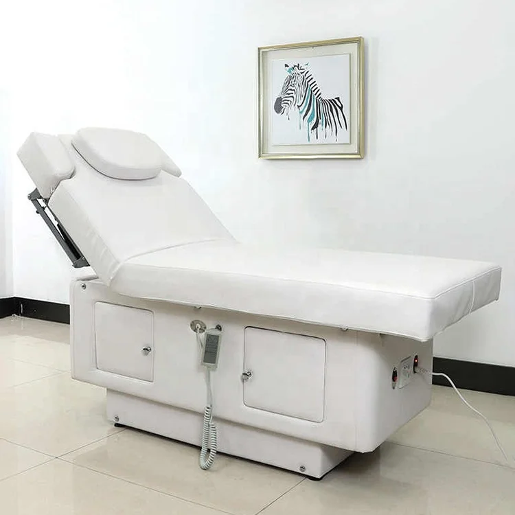 Comfortable Beauty Salon Latex Massage Table 3 Motors Electric Spa Cosmetic Heated Facial Bed with Storage Cabinet
Comfortable Beauty Salon Latex Massage Table 3 Motors Electric Spa Cosmetic Heated Facial Bed with Storage Cabinet