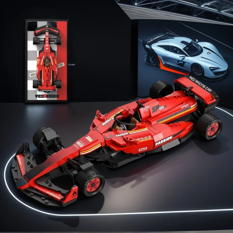 1:14 Red Sports Car Building Blocks Set, Suitable for 14+, Educational Assembled Model, Home Decoration & Gift
1:14 Red Sports Car Building Blocks Set, Suitable for 14+, Educational Assembled Model, Home Decoration & Gift