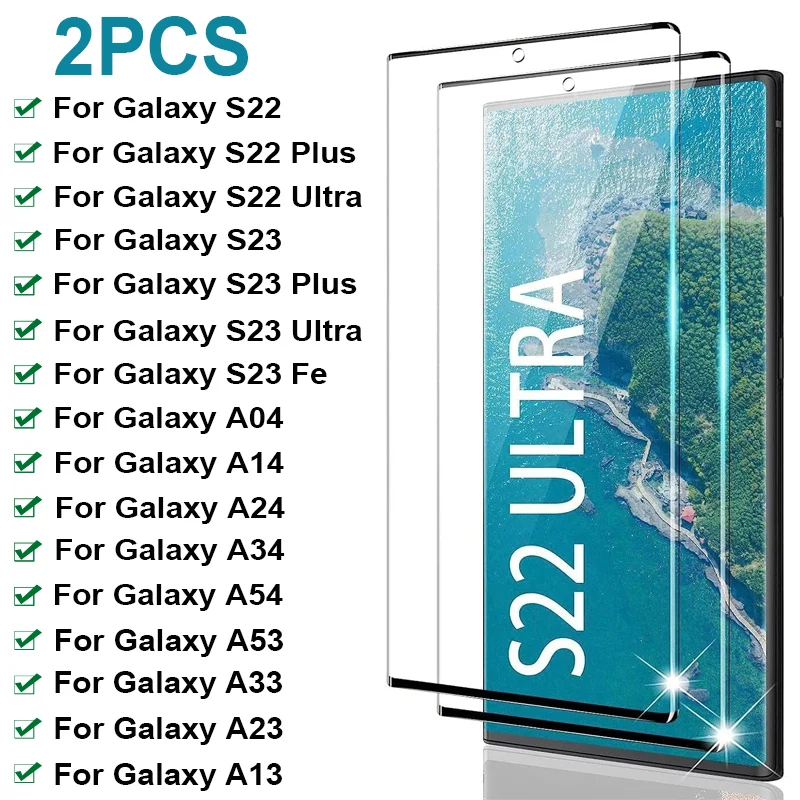 Закаленное стекло для Samsung Galaxy S23 Plus S22 Ultra, защитная пленка для экрана Samsung A54, A34, A14, A24, A04, A53, A33, A23, A13, стекло, 2 шт.
Закаленное стекло для Samsung Galaxy S23 Plus S22 Ultra, защитная пленка для экрана Samsung A54, A34, A14, A24, A04, A53, A33, A23, A13, стекло, 2 шт.