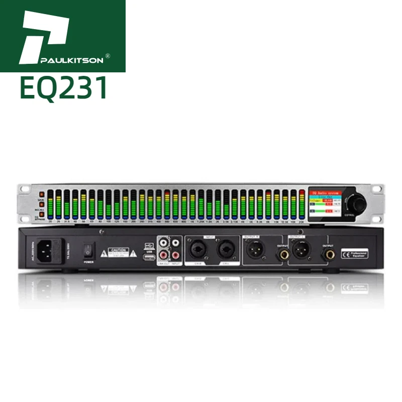 Paulkitson Equalizer EQ231 DSP Processing Targa Equalizer Audio 31Band DSP Audio Equalizer Audio Sound Equipment
Paulkitson Equalizer EQ231 DSP Processing Targa Equalizer Audio 31Band DSP Audio Equalizer Audio Sound Equipment