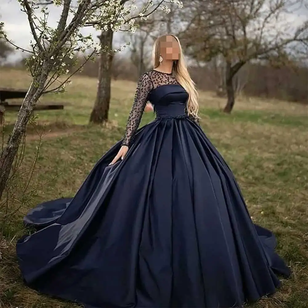 Glamorous Beaded Long Sleeve O Neck A-line Evening Dress for Women Prom Party Formal Bridesmaid's Dress Elegant Cocktail Gowns
Glamorous Beaded Long Sleeve O Neck A-line Evening Dress for Women Prom Party Formal Bridesmaid's Dress Elegant Cocktail Gowns