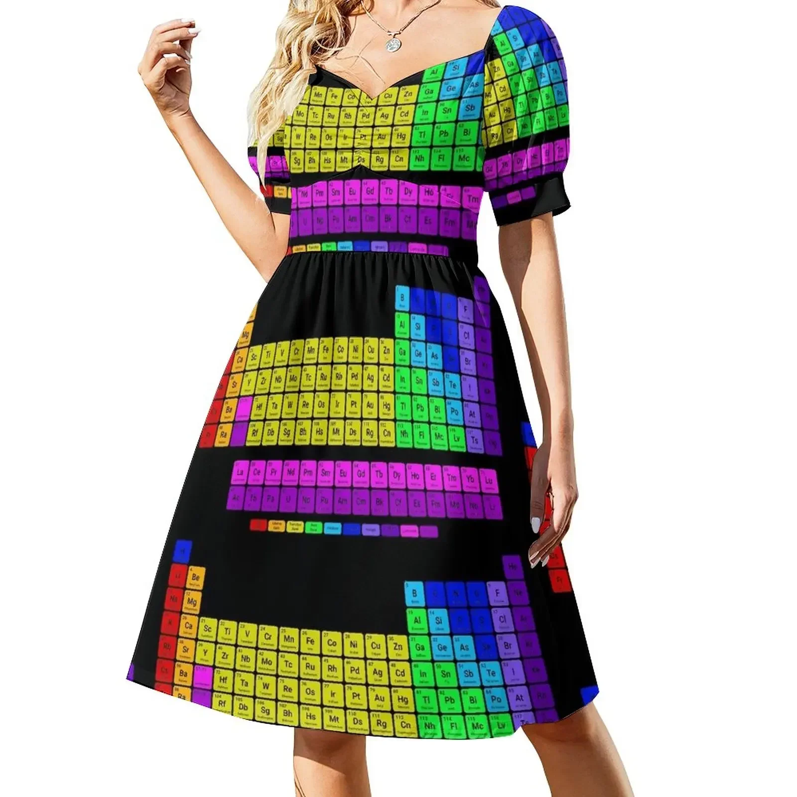 Bright Periodic Table Short-Sleeved Dress dress dresses birthday dress for women summer women 2025 woman
Bright Periodic Table Short-Sleeved Dress dress dresses birthday dress for women summer women 2025 woman