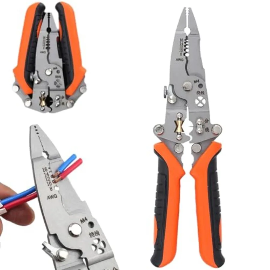 12in1 Multifunctional Wire Stripper Foldable Wire Stripper Twister Professional Electrician's Pliers Cable stripping pliers for
12in1 Multifunctional Wire Stripper Foldable Wire Stripper Twister Professional Electrician's Pliers Cable stripping pliers for