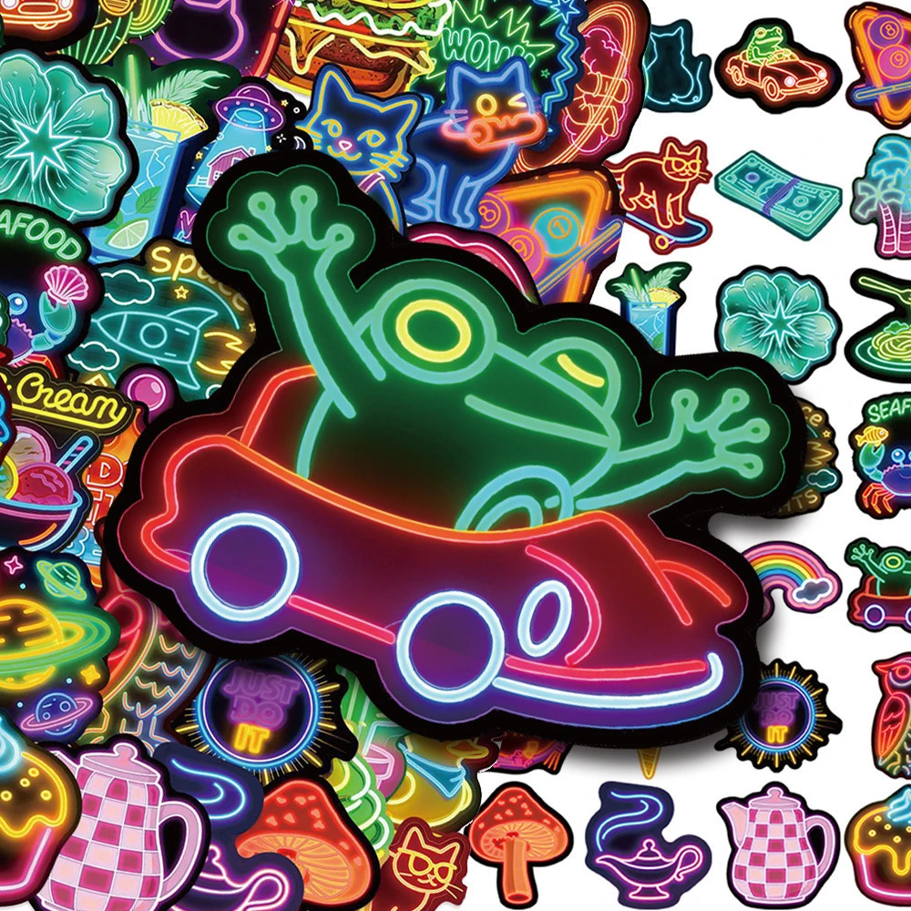 10/30/50pcs Cartoon Neon Light Colorful Animal Stickers Cute Graffiti Decal Toy DIY Notebook Laptop Scrapbook Funny Sticker Pack
10/30/50pcs Cartoon Neon Light Colorful Animal Stickers Cute Graffiti Decal Toy DIY Notebook Laptop Scrapbook Funny Sticker Pack