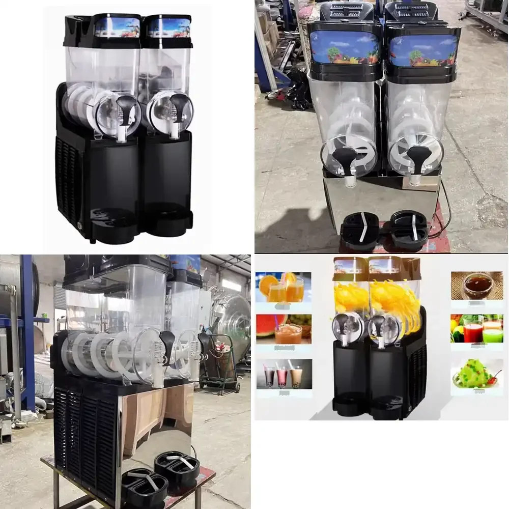 Commercial Slush Ice Making Machine Snow Melt Making Machine with Two Tanks
Commercial Slush Ice Making Machine Snow Melt Making Machine with Two Tanks
