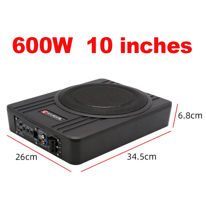 10 Inch 600W Car Audio Modification 12V High-power Aluminum Alloy Car Speaker Under Seat Audio Modification Ultra-thin Subwoofer
10 Inch 600W Car Audio Modification 12V High-power Aluminum Alloy Car Speaker Under Seat Audio Modification Ultra-thin Subwoofer