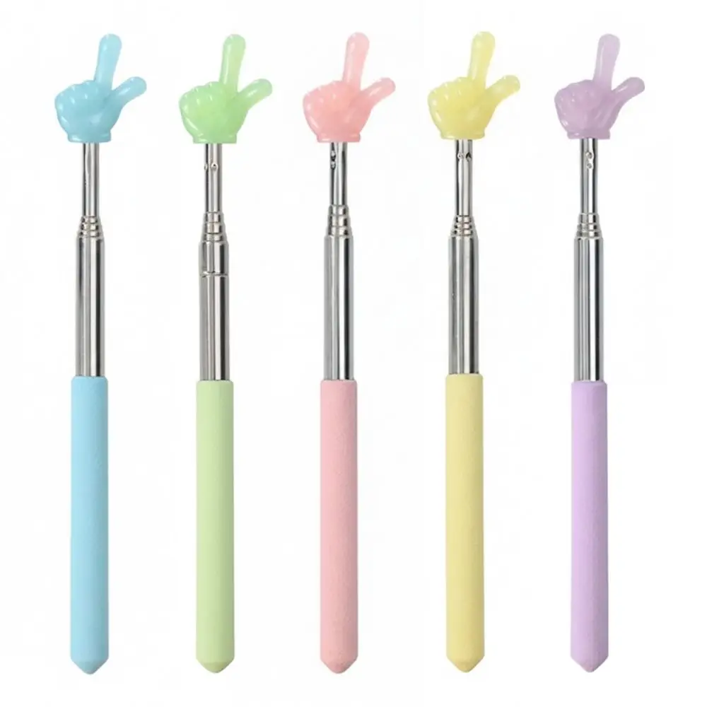 High Quality Stainless Steel Teaching Pointer Luminous Finger Retractable Reading Sticks Macaron Color Teaching Stick Gift
High Quality Stainless Steel Teaching Pointer Luminous Finger Retractable Reading Sticks Macaron Color Teaching Stick Gift