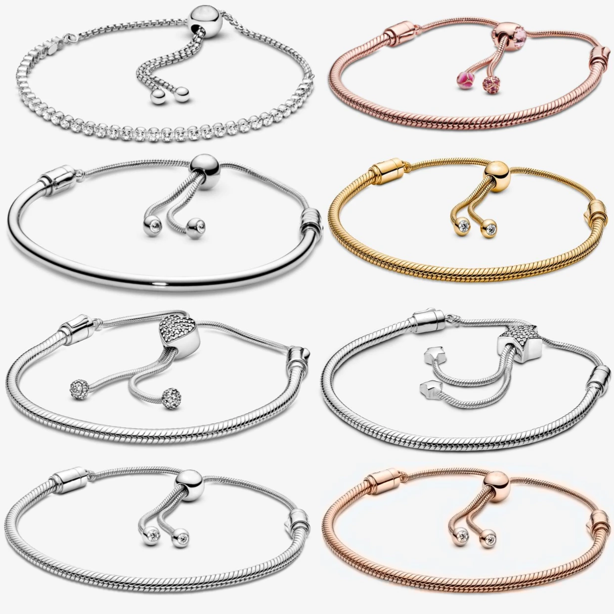 100%925 sterling silver original movable adjustable design multi-style snake bone charm bracelet for women DIY jewelry
100%925 sterling silver original movable adjustable design multi-style snake bone charm bracelet for women DIY jewelry