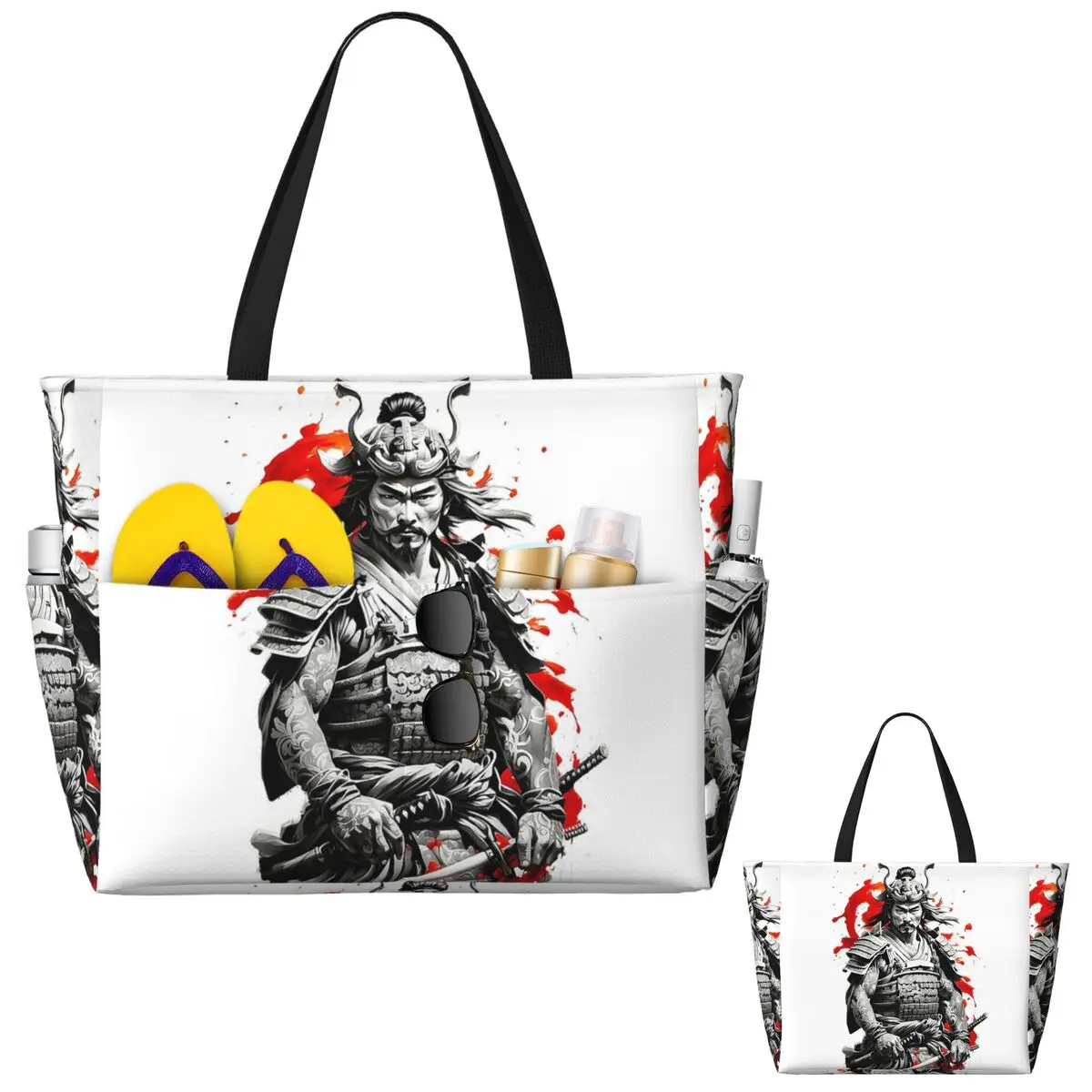 Японский самурайский воин, пляжная большая сумка, спортивная сумка для занятий йогой, большая большая сумка, женская дорожная сумка, сумка для фитнеса
Японский самурайский воин, пляжная большая сумка, спортивная сумка для занятий йогой, большая большая сумка, женская дорожная сумка, сумка для фитнеса
