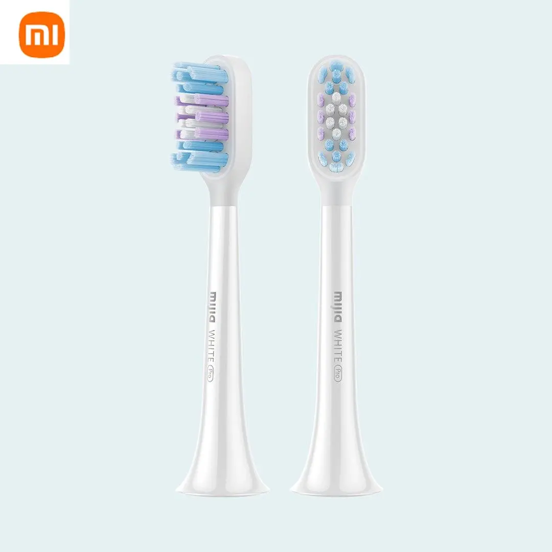 Original Xiaomi Mijia Sonic Electric Toothbrush T501/T501C Head 2pcs Full Effect Brightening Type Brush Head Replacement Heads
Original Xiaomi Mijia Sonic Electric Toothbrush T501/T501C Head 2pcs Full Effect Brightening Type Brush Head Replacement Heads