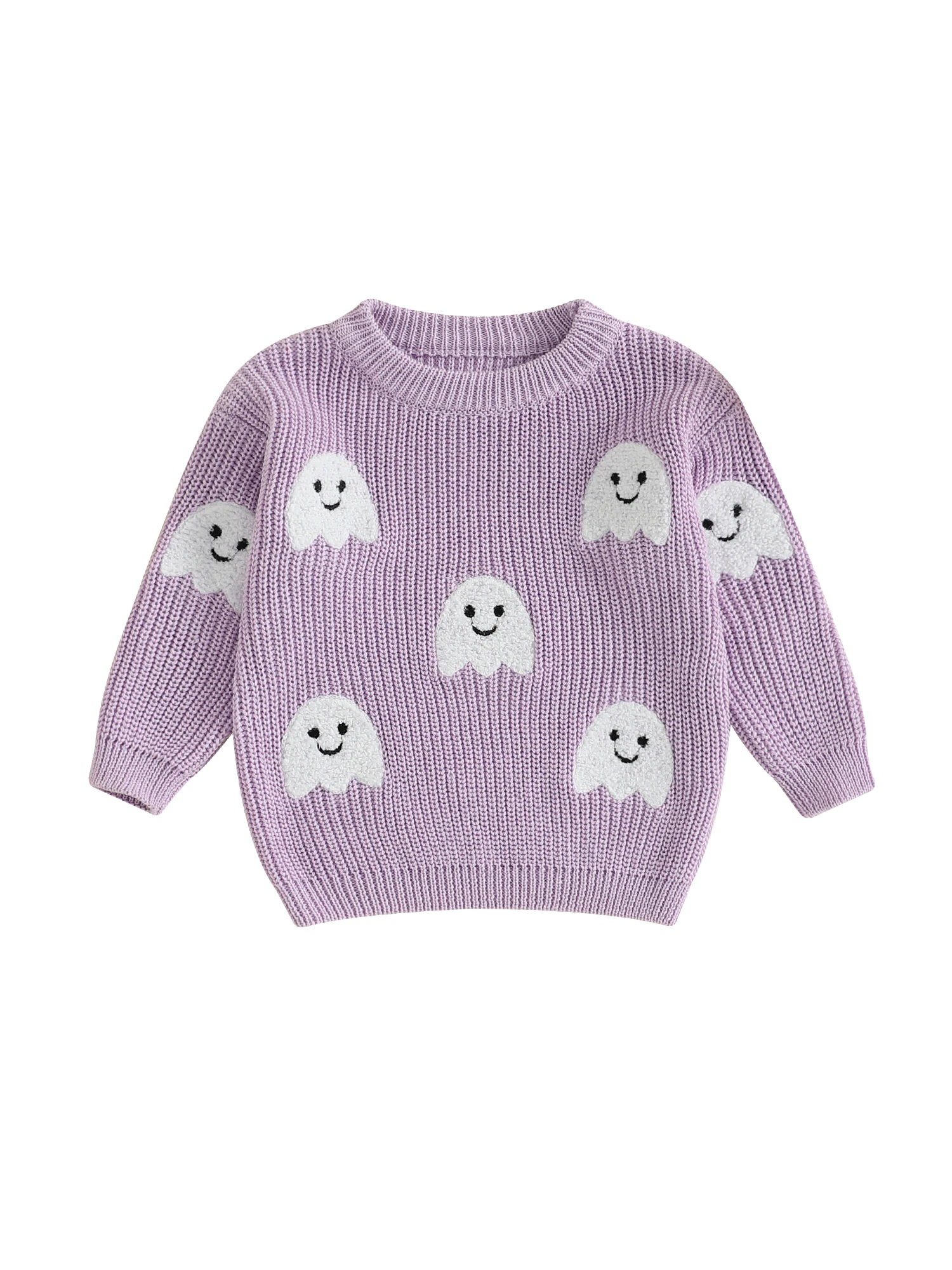 Women s Halloween Knit Sweater with Long Sleeves and O Neckline featuring Spooky Pumpkin Embroidery Design for a Festive Look
Women s Halloween Knit Sweater with Long Sleeves and O Neckline featuring Spooky Pumpkin Embroidery Design for a Festive Look