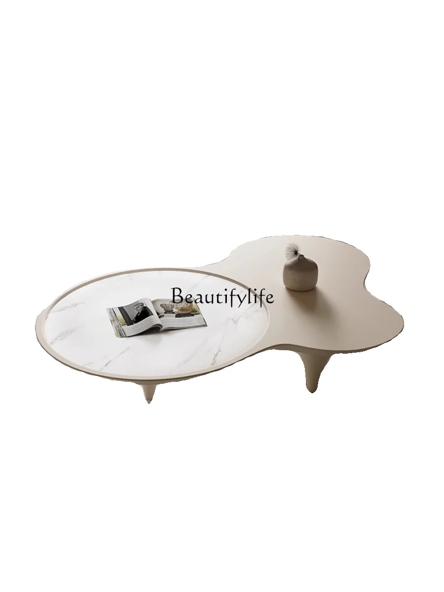 Wabi Sand Wind Round Coffee Table Modern Simple Special-shaped Minimalist Cloud Rock Slate Tea Table
Wabi Sand Wind Round Coffee Table Modern Simple Special-shaped Minimalist Cloud Rock Slate Tea Table