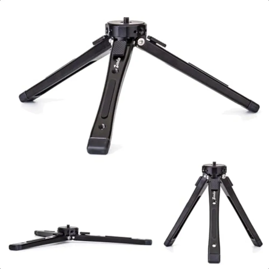 Zeadio Metal Camera Mini Tripod Maxium Load: 40kg 88lb Adjustable Heights Desktop Vlog Tripod Stand Fits for Smooth 4 Osmo Mobi
Zeadio Metal Camera Mini Tripod Maxium Load: 40kg 88lb Adjustable Heights Desktop Vlog Tripod Stand Fits for Smooth 4 Osmo Mobi