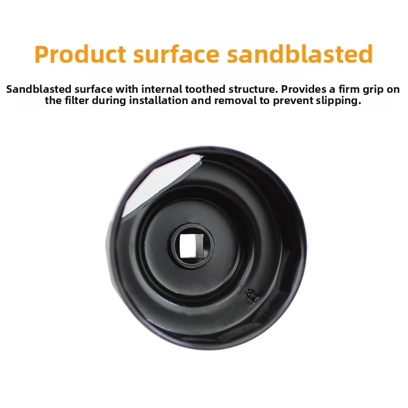 1pc 76mm Oil Filter Wrench Cap Style 14 Groove 3/8" Drive Cap-type Filter Wrench Non Slip Grip Tool For Motorcycle Workshop
1pc 76mm Oil Filter Wrench Cap Style 14 Groove 3/8" Drive Cap-type Filter Wrench Non Slip Grip Tool For Motorcycle Workshop