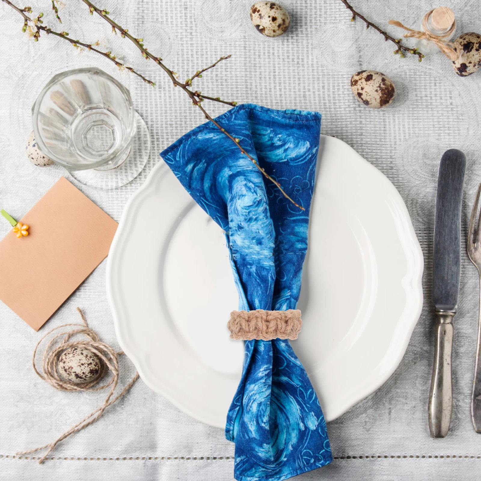 6 Pcs Hemp Rope Braided Napkin Ring Party Serviette Boho Rings Bohemian Jute Handwoven Table Decorations
6 Pcs Hemp Rope Braided Napkin Ring Party Serviette Boho Rings Bohemian Jute Handwoven Table Decorations