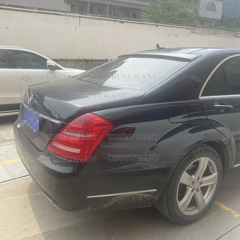 Автомобильный спойлер, крыло, глянцевый черный для Mercedes Benz S Class W221 2008-2012, автомобильный ABS пластик, задний багажник, багажник, спойлер для губ и крыши 
Автомобильный спойлер, крыло, глянцевый черный для Mercedes Benz S Class W221 2008-2012, автомобильный ABS пластик, задний багажник, багажник, спойлер для губ и крыши
