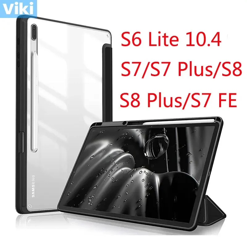 Tablet Case For Samsung Galaxy Tab S6 Lite 10.4 S7 S8 11 Cover For Tab S7 Plus S8 Plus S7 FE 12.4 inch Funda With Pencil Holder
Tablet Case For Samsung Galaxy Tab S6 Lite 10.4 S7 S8 11 Cover For Tab S7 Plus S8 Plus S7 FE 12.4 inch Funda With Pencil Holder