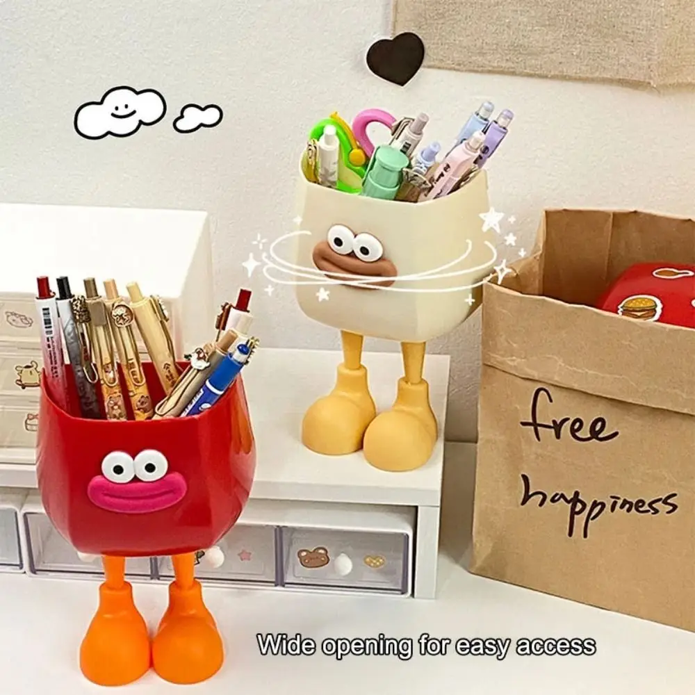 Cute Big Mouth Pencil Holder Cartoon DIY Pencil Case Large Capacity Round Desktop Storage Buckets for Students Stationery
Cute Big Mouth Pencil Holder Cartoon DIY Pencil Case Large Capacity Round Desktop Storage Buckets for Students Stationery