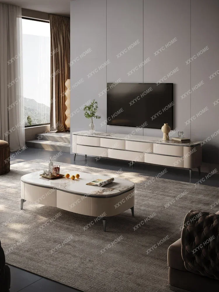 JJJJLight Luxury Rock Panel TV Cabinet, Simple Modern Living Room, High-end Home
JJJJLight Luxury Rock Panel TV Cabinet, Simple Modern Living Room, High-end Home