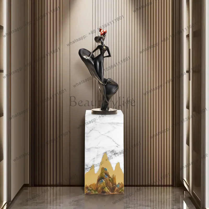 Entrance Abstract Figure Art Ornament Modern Creative High Sense Niche Sculpture Decoration
Entrance Abstract Figure Art Ornament Modern Creative High Sense Niche Sculpture Decoration
