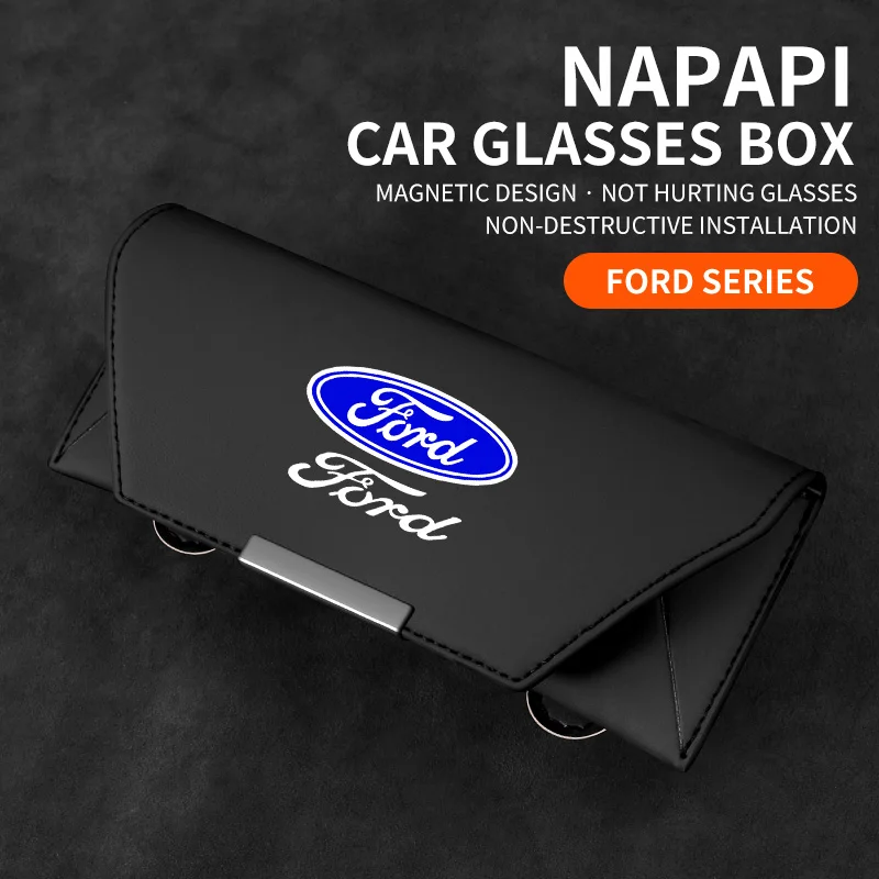 For Ford Mondeo Focus Explorer Escape Kuga Everest Bronco F-150 Ranger Transit Car Sunshade Leather Eyeglass Storage Box
For Ford Mondeo Focus Explorer Escape Kuga Everest Bronco F-150 Ranger Transit Car Sunshade Leather Eyeglass Storage Box