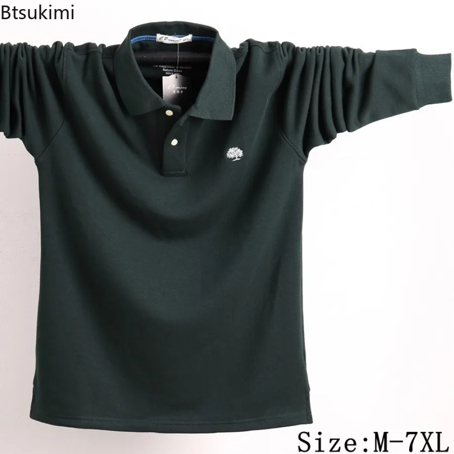 Oversized 6XL 7XL Men's Long Sleeve Polo Shirt Spring Autumn New Business Casual Cotton Shirt Daily All-match Men Basic T-shirts
Oversized 6XL 7XL Men's Long Sleeve Polo Shirt Spring Autumn New Business Casual Cotton Shirt Daily All-match Men Basic T-shirts