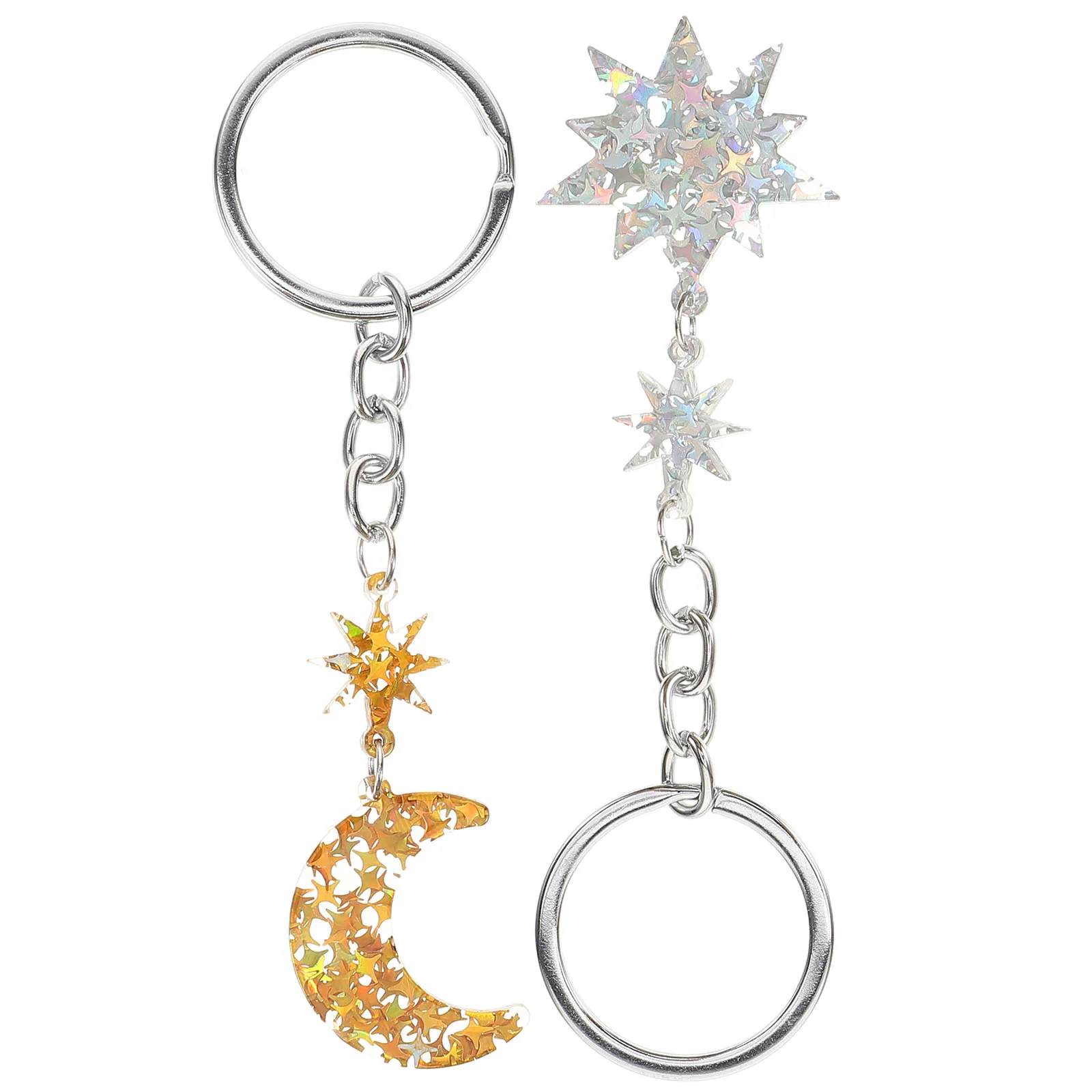 2pcs Moon Metal Keychain Hanging Decor Key Pendant Women Bag Car Key Ring Adorable Bag Pendant Decor Coins Gifts
2pcs Moon Metal Keychain Hanging Decor Key Pendant Women Bag Car Key Ring Adorable Bag Pendant Decor Coins Gifts