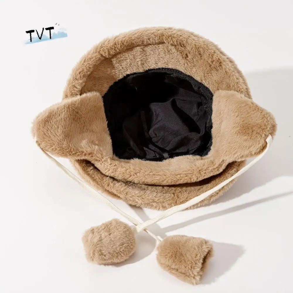 Ushanka Solid Color Plush Panama Hat Warmer Windproof Winter Fisherman Hat Adjustable Anti-cold Plush Bucket Cap Autumn
Ushanka Solid Color Plush Panama Hat Warmer Windproof Winter Fisherman Hat Adjustable Anti-cold Plush Bucket Cap Autumn