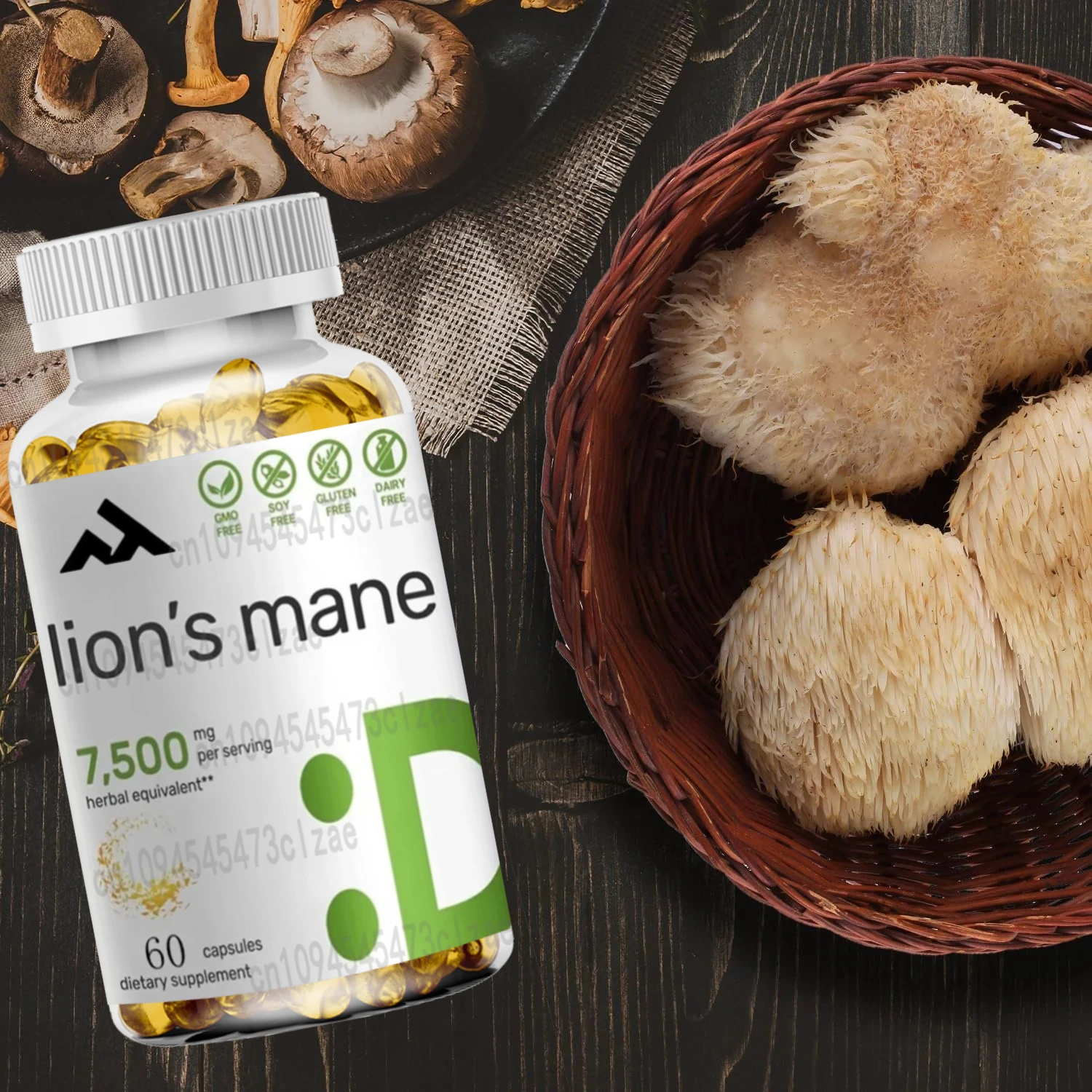 Грибная добавка Lion Mane, 60 капсул — активный фруктовый экстракт тела и мицелию 10:1, поддержка иммунитета здоровья
Грибная добавка Lion Mane, 60 капсул — активный фруктовый экстракт тела и мицелию 10:1, поддержка иммунитета здоровья