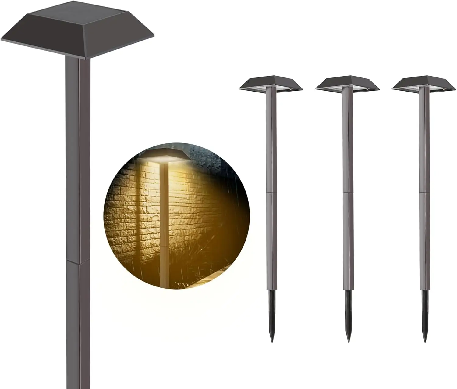 Солнечные ландшафтные светильники Bobcat для дорожек, сверхъяркие, с режимами 2-в-1: теплый белый и дневной свет, на солнечной энергии
Солнечные ландшафтные светильники Bobcat для дорожек, сверхъяркие, с режимами 2-в-1: теплый белый и дневной свет, на солнечной энергии