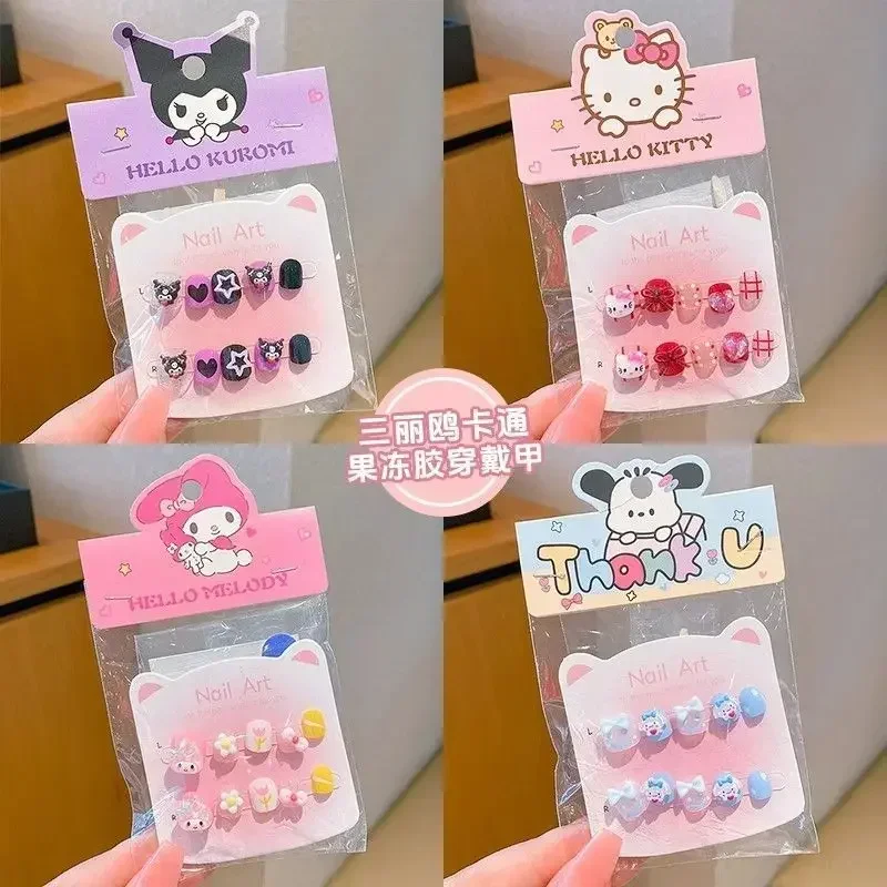 Hello Kitty Anime Kawaii MINISO Children Cinnamoroll Nail Sticker New Cute My Melody Kuromi Nail Patch Accessories Gifts Toys
Hello Kitty Anime Kawaii MINISO Children Cinnamoroll Nail Sticker New Cute My Melody Kuromi Nail Patch Accessories Gifts Toys