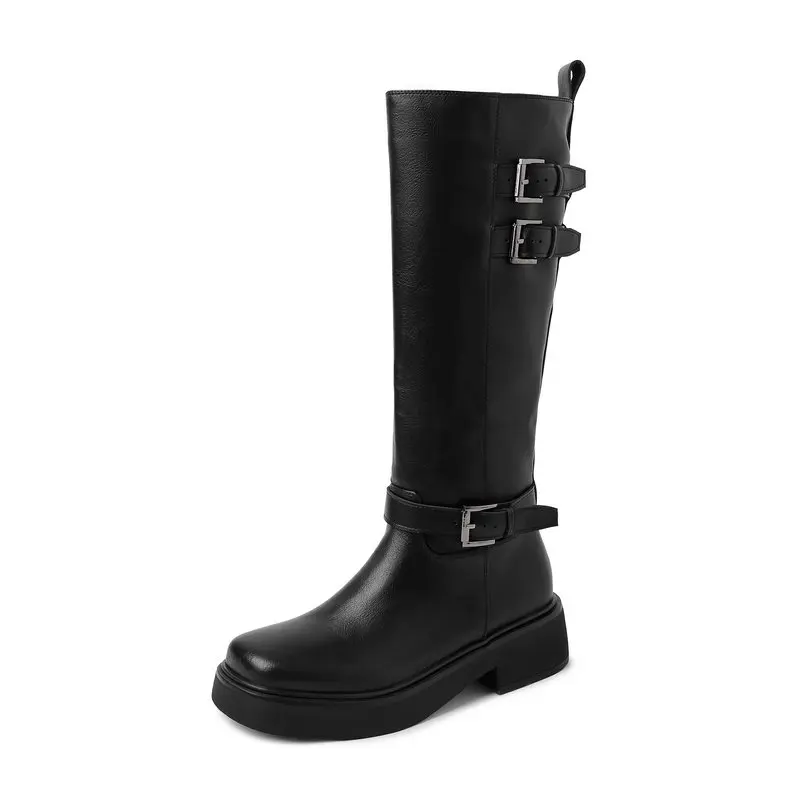 Женские сапоги до колена из натуральной кожи 2025 года, современные сексуальные сапоги для всадника с квадратным носком и пряжкой на ремне
Женские сапоги до колена из натуральной кожи 2025 года, современные сексуальные сапоги для всадника с квадратным носком и пряжкой на ремне