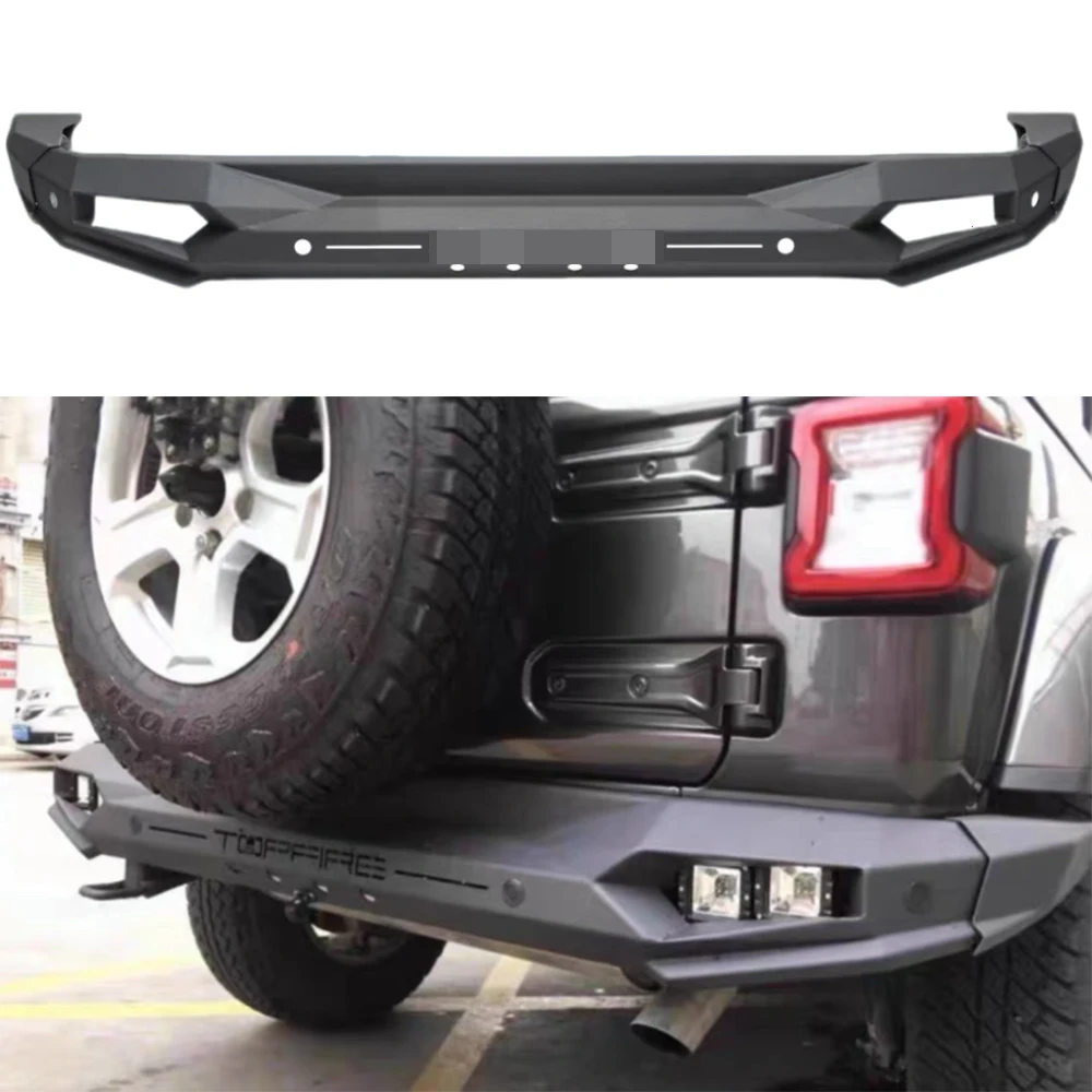 Black Steel Rear Bumper Include 4 Lamps With/no Parking Sensor Hole for Wrangler JL 2018+ JL1352
Black Steel Rear Bumper Include 4 Lamps With/no Parking Sensor Hole for Wrangler JL 2018+ JL1352