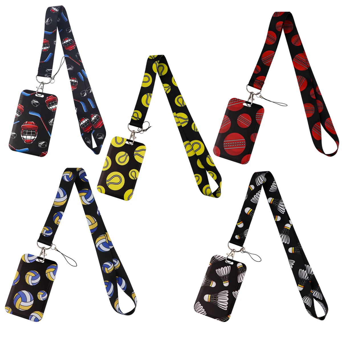 Volleyball Badminton Tennis Hockey and Cricket Lanyard Neck Strap For ID Card Mobile Phone Badge Holder Hang Rope Accessories
Volleyball Badminton Tennis Hockey and Cricket Lanyard Neck Strap For ID Card Mobile Phone Badge Holder Hang Rope Accessories