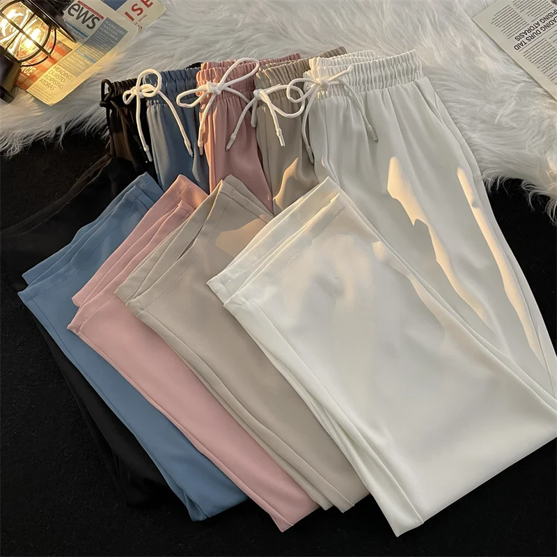 Ice Silk Casual Pants Men's Summer Thin Fashion Loose Drop Wide Leg Breathable Sports Pants Available in Multi Colors
Ice Silk Casual Pants Men's Summer Thin Fashion Loose Drop Wide Leg Breathable Sports Pants Available in Multi Colors