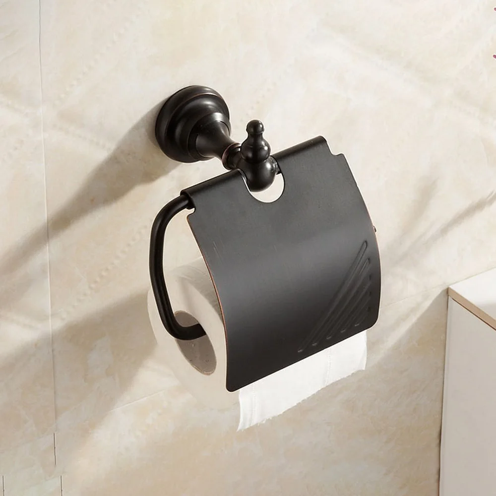 Bathroom Accessories Black Oil Rubbed Brass Wall Mounted Toilet Paper Roll Holder aba824
Bathroom Accessories Black Oil Rubbed Brass Wall Mounted Toilet Paper Roll Holder aba824