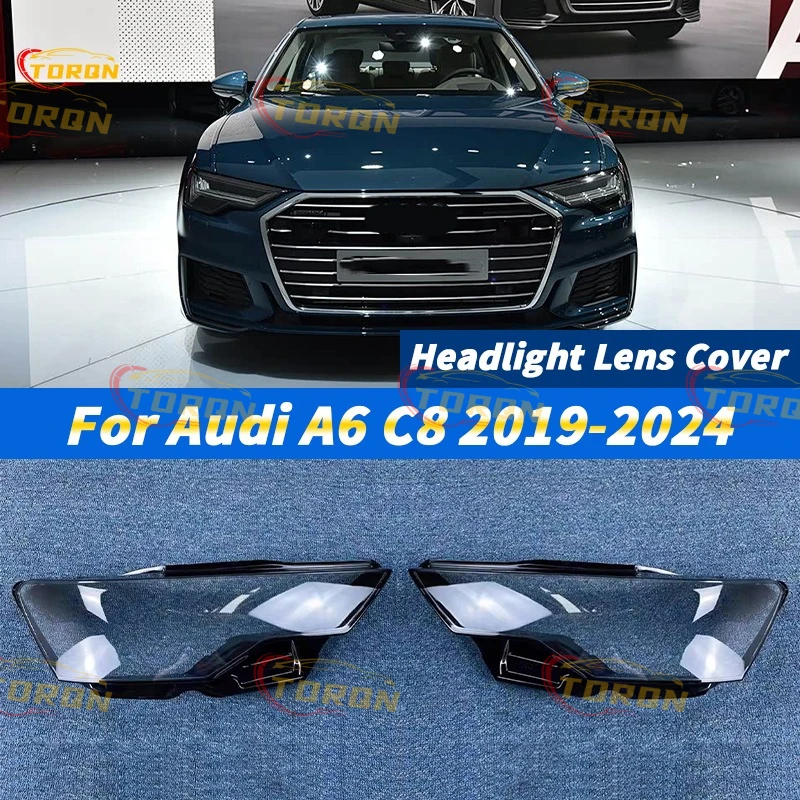 For Audi A6 C8 2019-2024 Car Headlight Lens Cover Headlamp Shade dust cover for headlights car accessories automobil parts
For Audi A6 C8 2019-2024 Car Headlight Lens Cover Headlamp Shade dust cover for headlights car accessories automobil parts