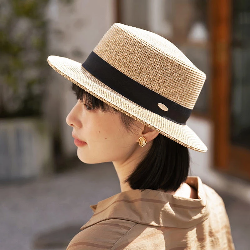 Luna&Dolphin Women Summer UV CUT Flat Top Sun Hat Hair Band Cap Black Coffee Ribbon Nature Seaside Vacation Sunscreen Beach Hat
Luna&Dolphin Women Summer UV CUT Flat Top Sun Hat Hair Band Cap Black Coffee Ribbon Nature Seaside Vacation Sunscreen Beach Hat