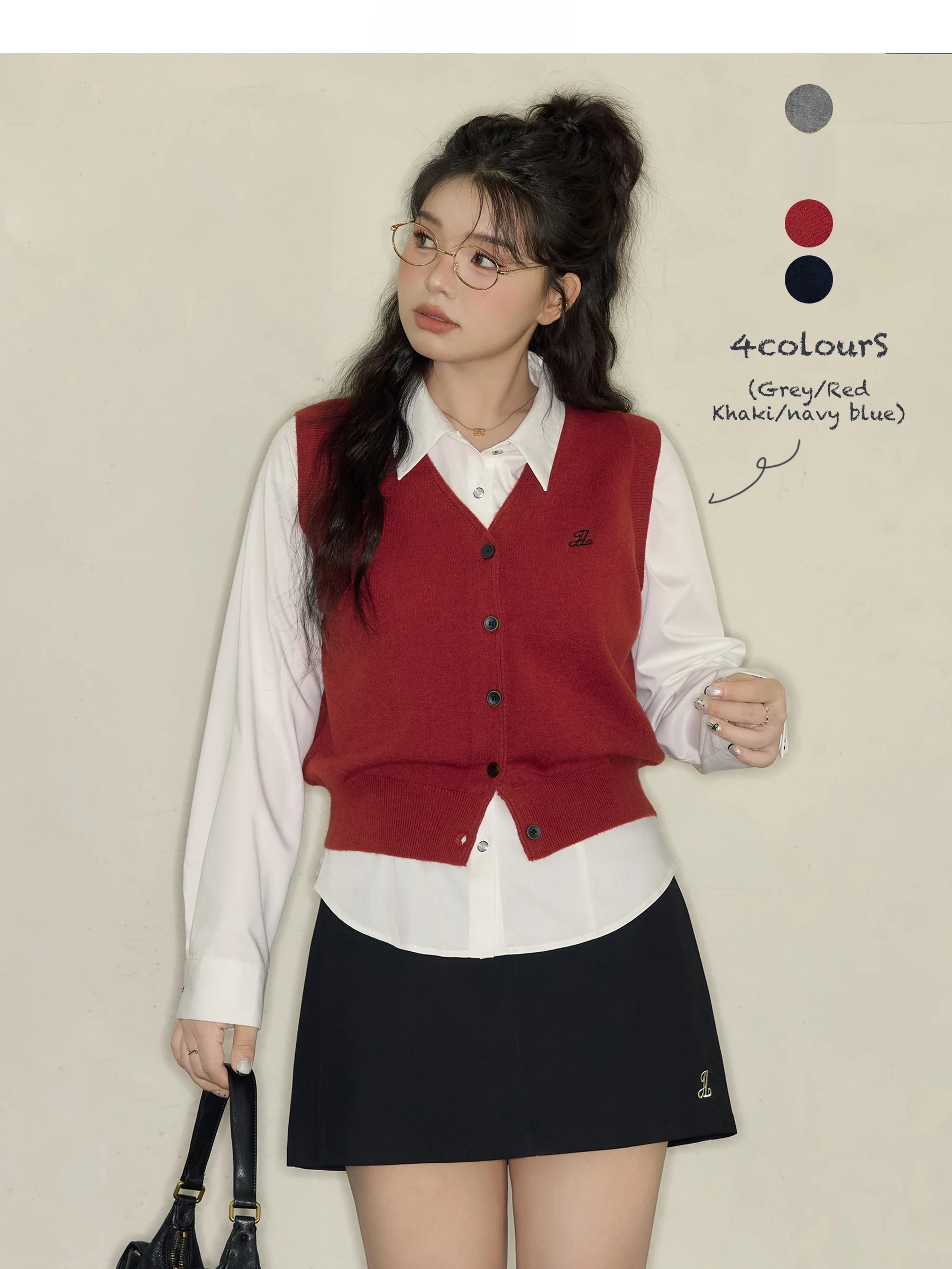 Вязаный жилет больших размеров с вышивкой V-Ne, утягивающий свитер со шлепанцами для полных женщин, гигантский Lu Studio Twisted Staable Joy
Вязаный жилет больших размеров с вышивкой V-Ne, утягивающий свитер со шлепанцами для полных женщин, гигантский Lu Studio Twisted Staable Joy