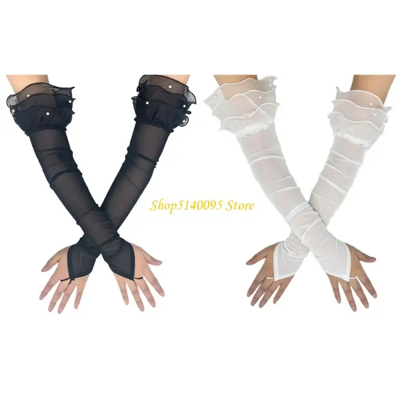 DXAE Long Fingerless Gloves Women Arm Sleeves 1920s Flapper Costume Props Gloves Weddings and Evening Event Dressingup Wear
DXAE Long Fingerless Gloves Women Arm Sleeves 1920s Flapper Costume Props Gloves Weddings and Evening Event Dressingup Wear
