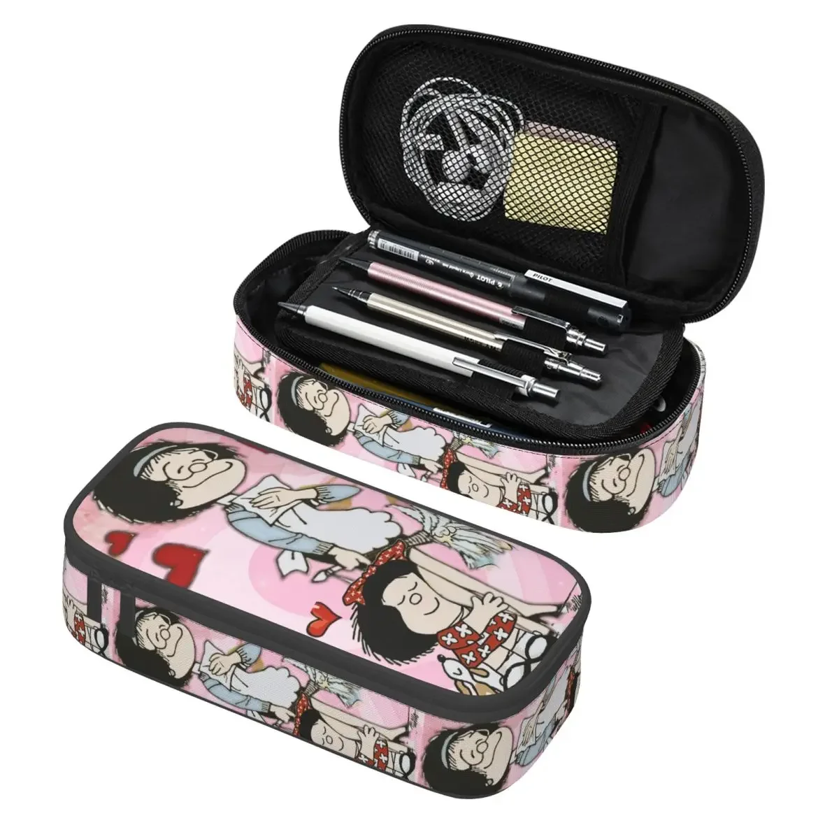 Custom Mafalda Kawaii Vintage Quino Comic Cartoon Mang Anime Pencil Cases for Boy Girl Large Capacity Pen Bag Box Stationery
Custom Mafalda Kawaii Vintage Quino Comic Cartoon Mang Anime Pencil Cases for Boy Girl Large Capacity Pen Bag Box Stationery