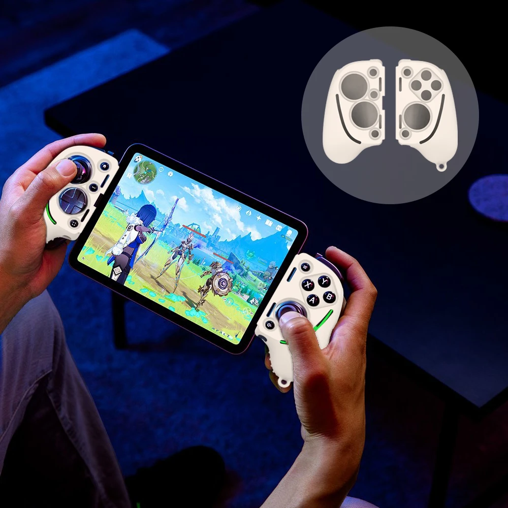 Gamepad Silicone Protective Sleeve with Lanyard for Razer Kishi Ultra Drop-proof Dustproof Storage Case Black Blue Light White
Gamepad Silicone Protective Sleeve with Lanyard for Razer Kishi Ultra Drop-proof Dustproof Storage Case Black Blue Light White