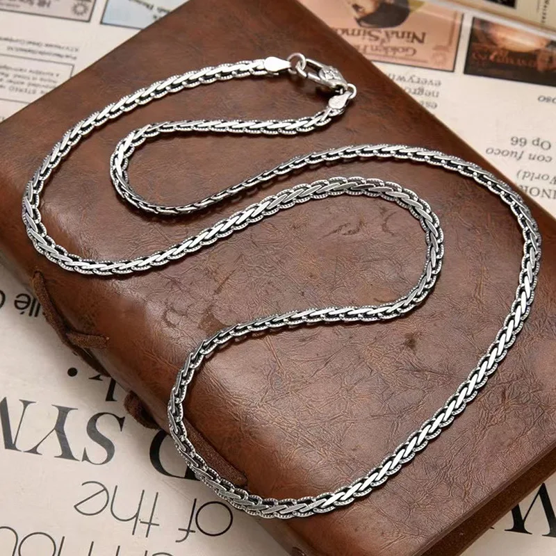 Personality Lines Pattern Necklace Men Jewelry Ethnic Style Chain Necklace Male Blessing Vajra Buckle Choker Accessories
Personality Lines Pattern Necklace Men Jewelry Ethnic Style Chain Necklace Male Blessing Vajra Buckle Choker Accessories