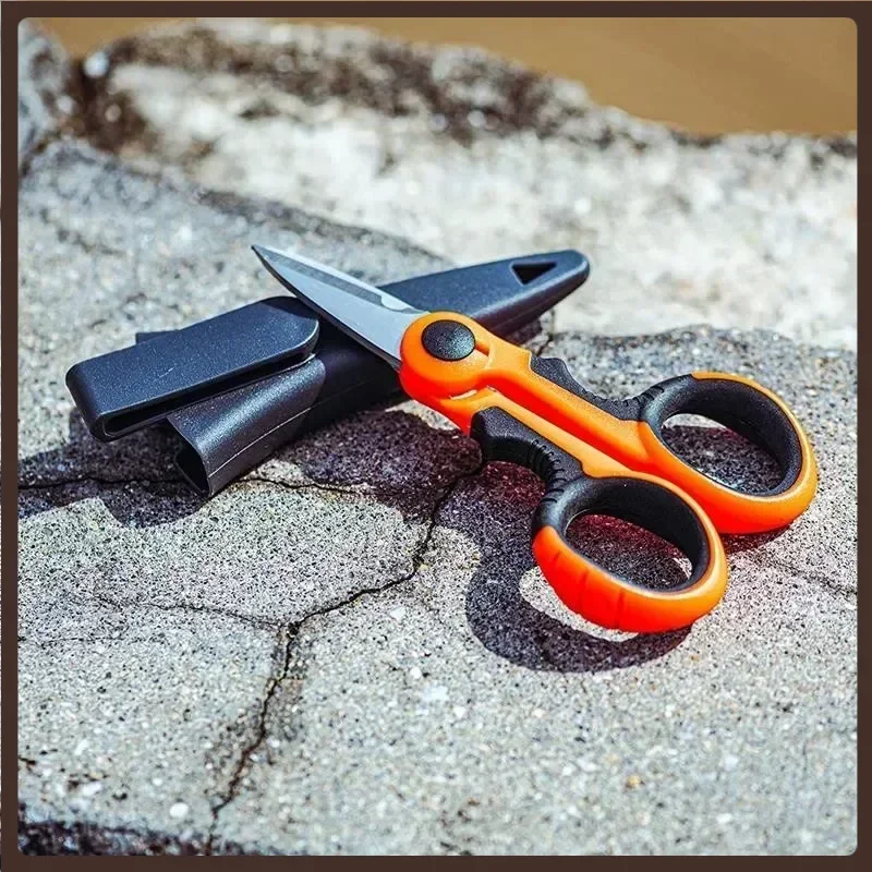 New High Carbon Steel Scissors Household Shears Tools Electrician Scissors Stripping Wire Cut Tools for Fabrics, Paper and Cable
New High Carbon Steel Scissors Household Shears Tools Electrician Scissors Stripping Wire Cut Tools for Fabrics, Paper and Cable