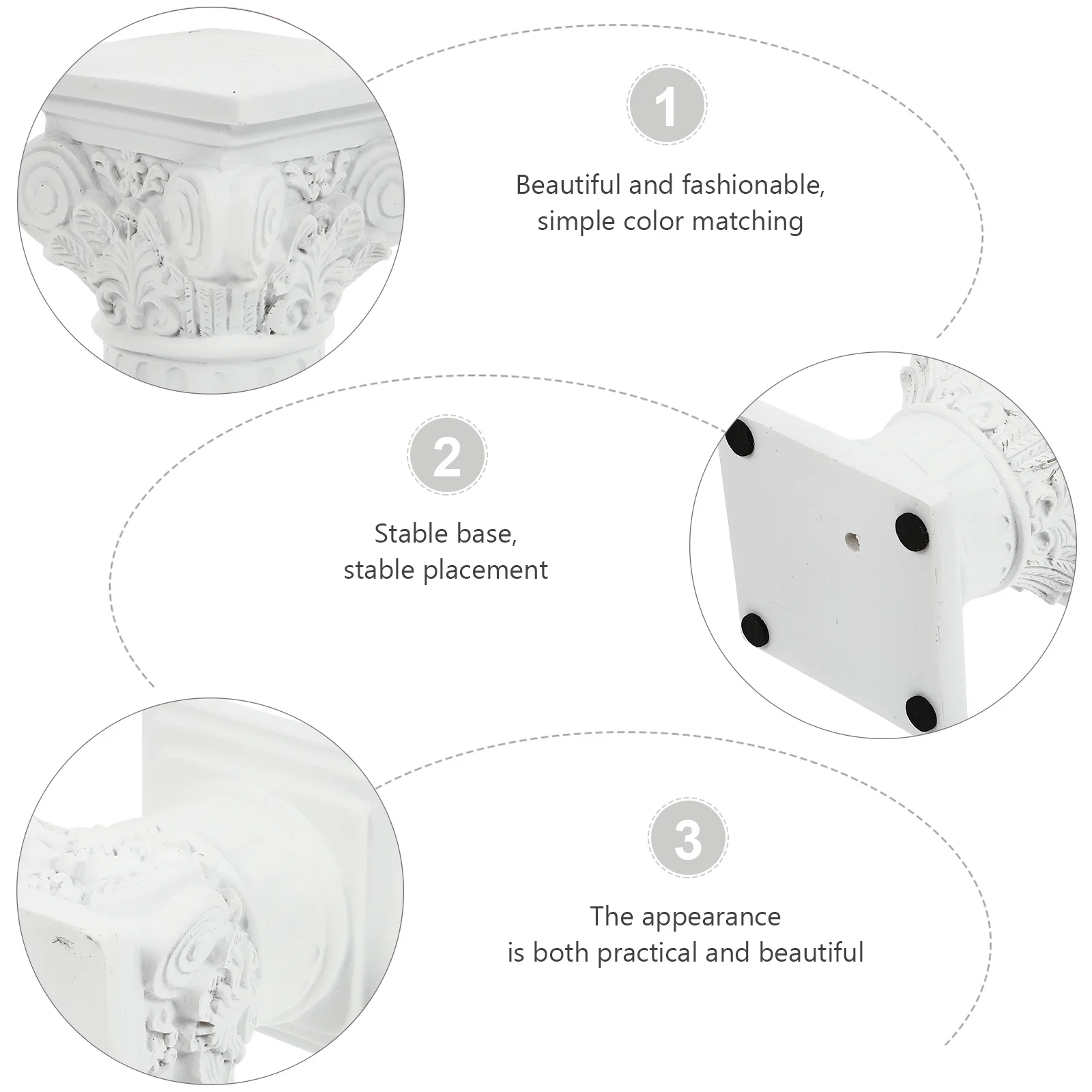 Roman Pillar Statue Decor Elegant Resin Craft Home Ornament Balcony Garden Photography Prop Artistic Pillar Sculpture Nordic
Roman Pillar Statue Decor Elegant Resin Craft Home Ornament Balcony Garden Photography Prop Artistic Pillar Sculpture Nordic