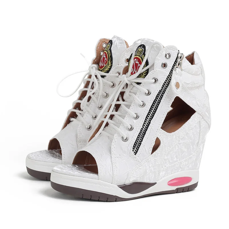 Summer Women's Cool Boots Platform Fish Mouth Women's Sandals Ultra-high Wedge Heel High-top Woman's Shoes Sandalias De Mujer
Summer Women's Cool Boots Platform Fish Mouth Women's Sandals Ultra-high Wedge Heel High-top Woman's Shoes Sandalias De Mujer
